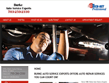 Tablet Screenshot of burkeautoservice.com